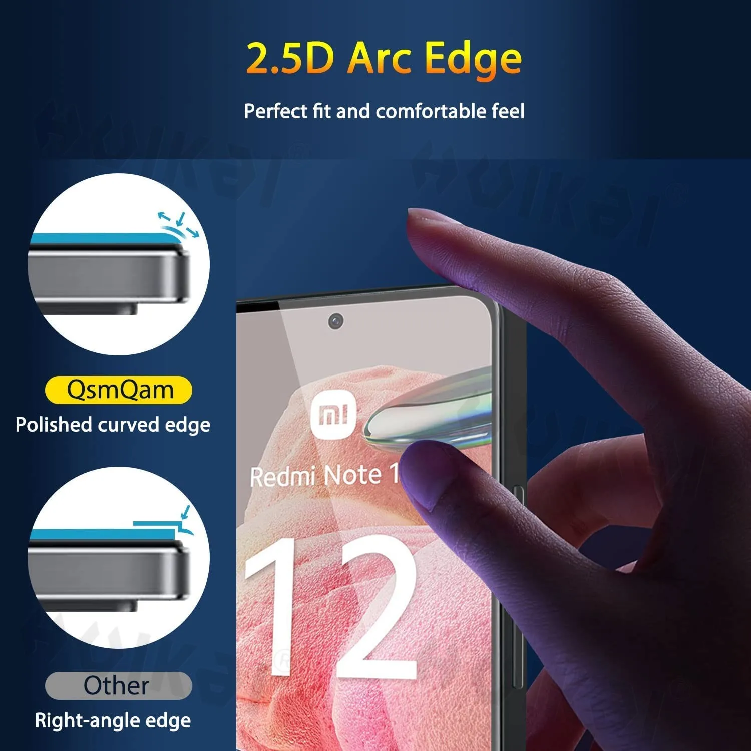 3 Pack Screen Protector for Xiaomi  Note 12 11 10 Pro Xiaomi 13 Poco X5 Pro X4 M5 12T 12 Pro HD Clear Full Screen Tempered Glass