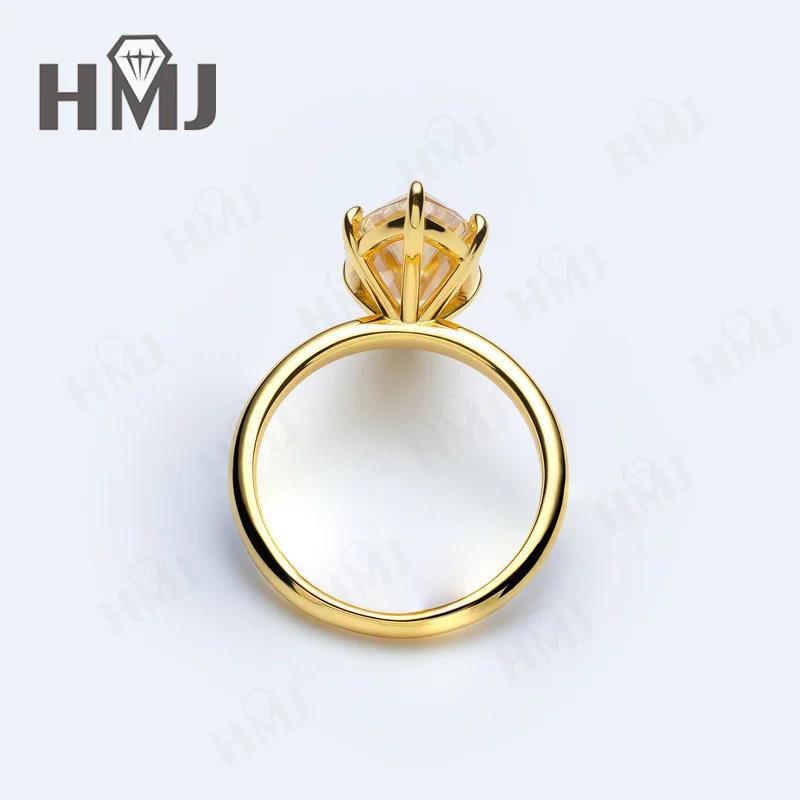 4ct Champagner-Ring 8x16mm Moissanit Marquise-Schliff Schwarze Farbe 925 Sterling Silber Hochzeits- und Verlobungsring Ewig Romantisch – Detail 5