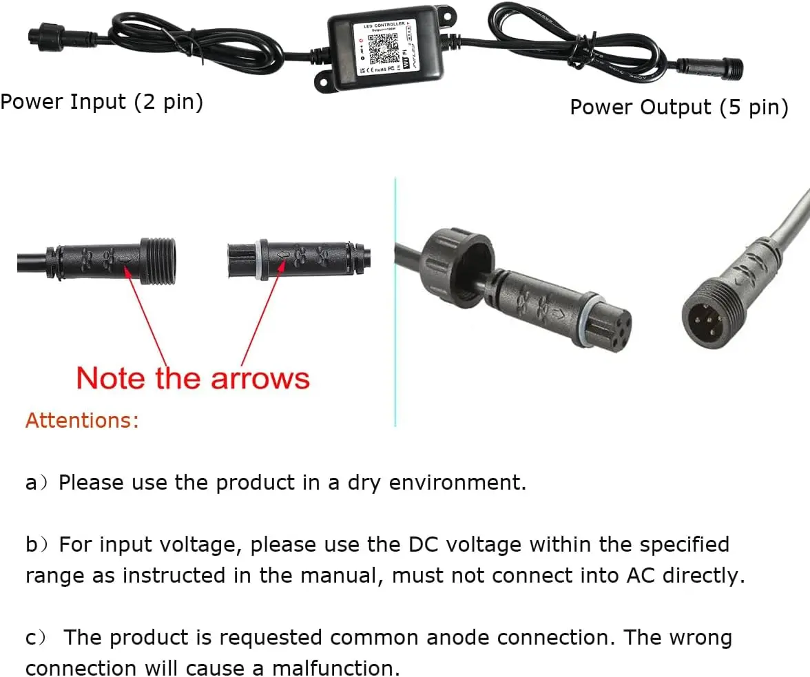 Imagem -02 - Fvtled-controlador Inteligente sem Fio para Luzes da Plataforma Wi-fi Funciona com Android e Ios Sistema Telefone Móvel Aplicativo Gratuito