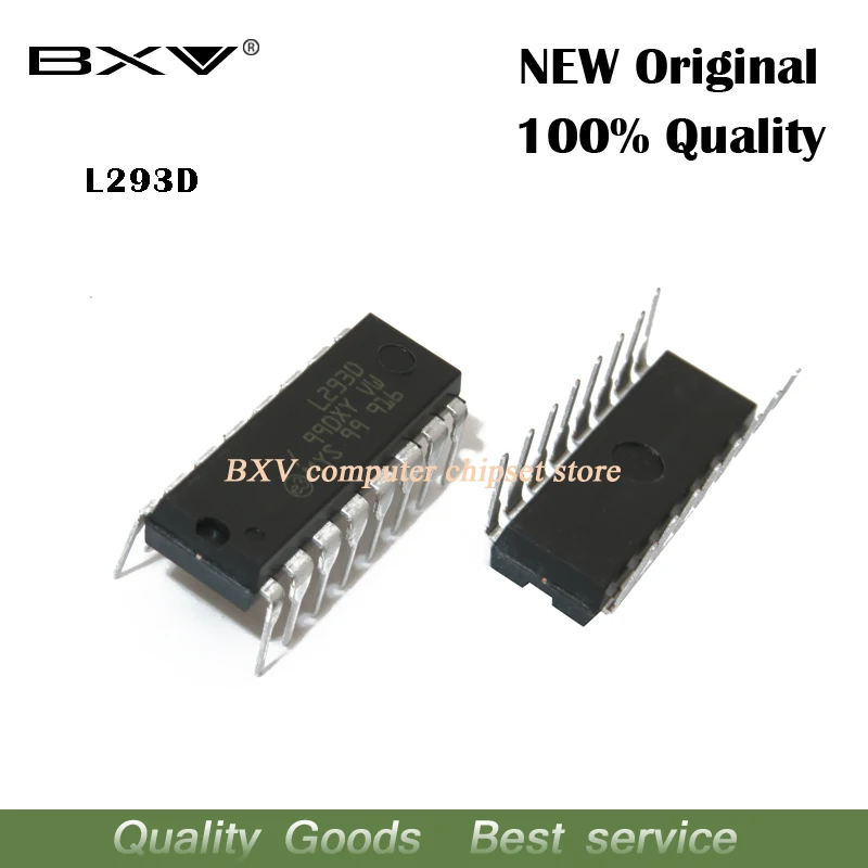 5PCS L293D DIP16 L293 DIP 293D DIP-16 new original IC