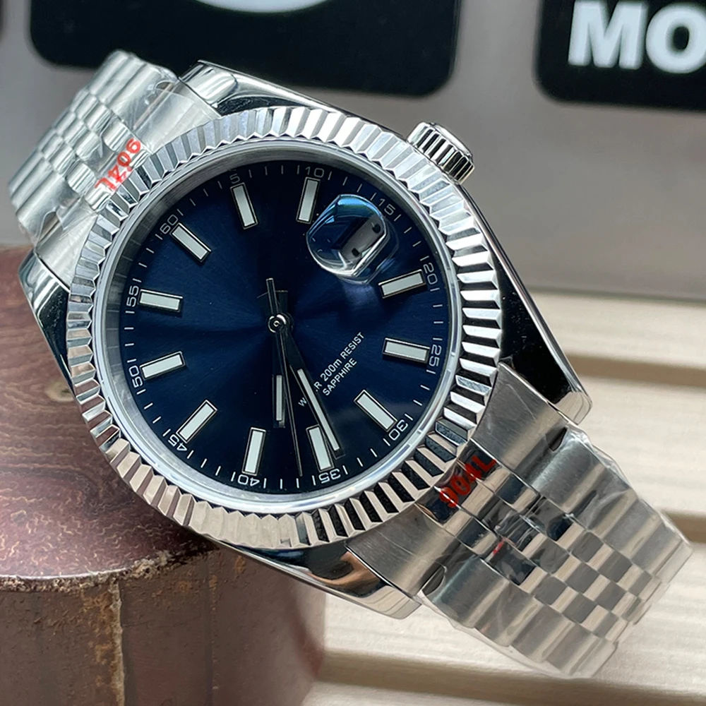 41MM Mechanical Wristwatches Luxury Sapphire Glass 200M Waterproof Automatic Watches Stainless Steel Men Luxury Business Watch