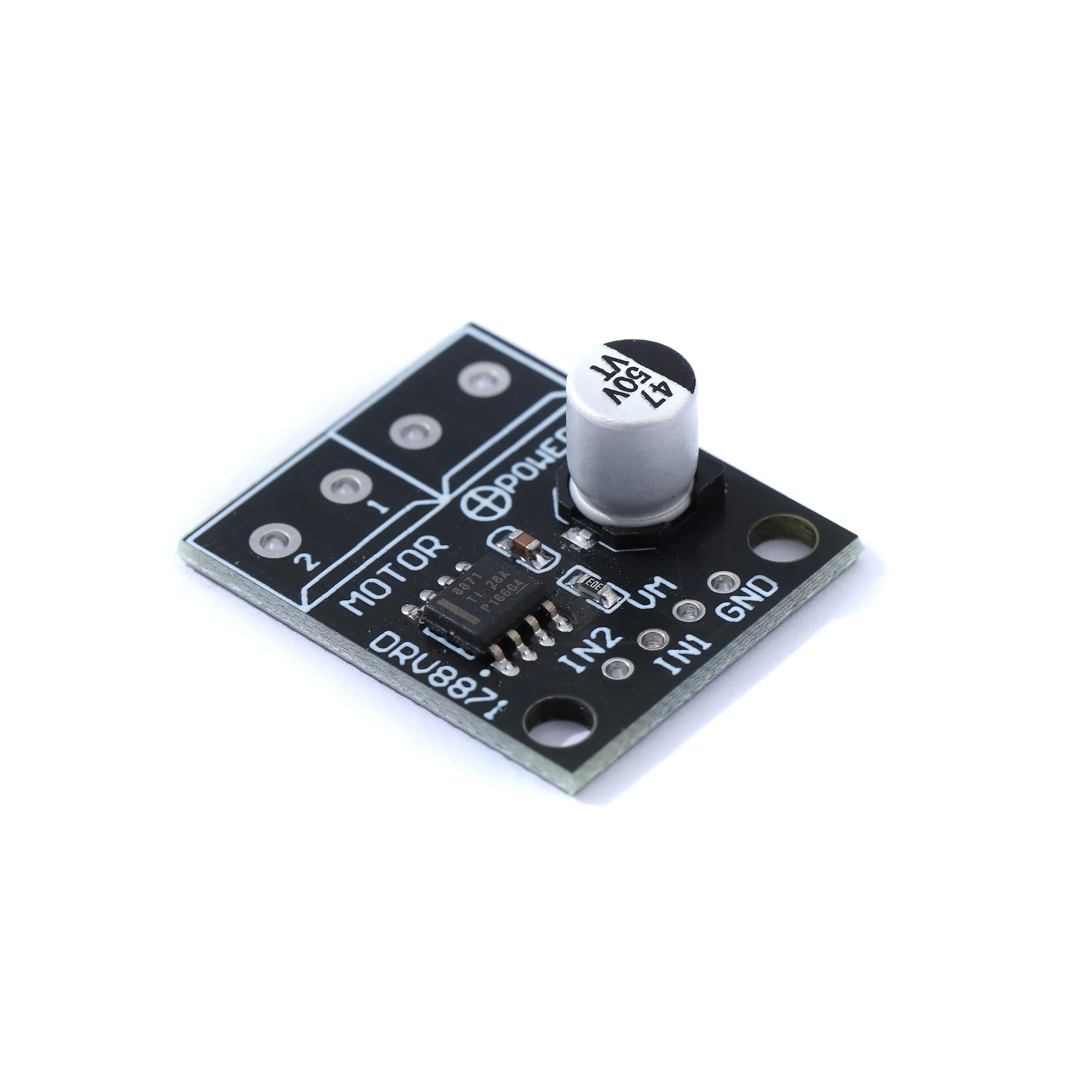 DRV8871 H-Bridge Brushed DC Motor Driver Breakout Board For Arduino PWM Control 3.6A Max Internal Current Sense 6.5V To 45V