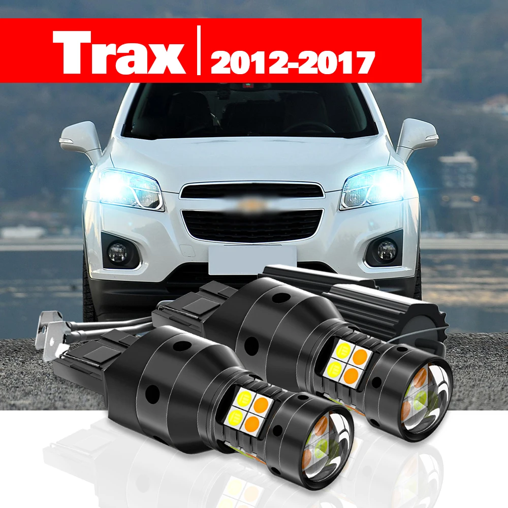 Für Chevrolet Trax 2012-2017 2 Stück LED Dual-Mode Blinker + Tagfahrlicht DRL 2013 2014 2015 2016 Zubehör