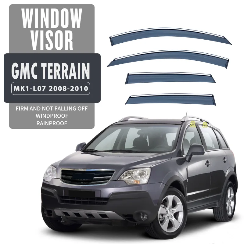 

Для GMC Terrain L07 2008-2010: Дефлекторы окон, ветровики, защита от дождя и солнца, автомобильные аксессуары