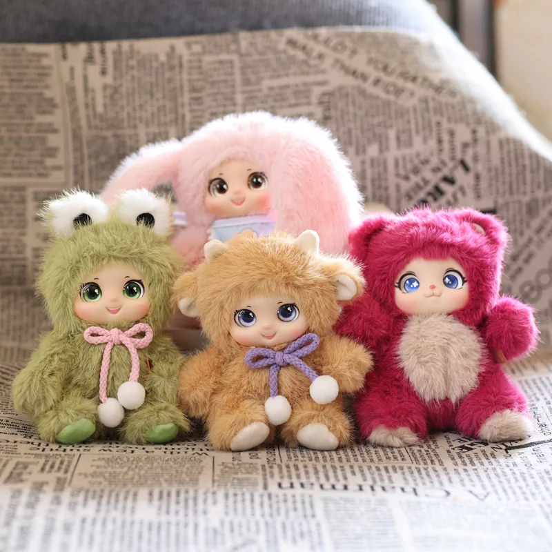 

Cute cute vinyl doll pendant plush toy doll cartoon book bag pendant keychain doll