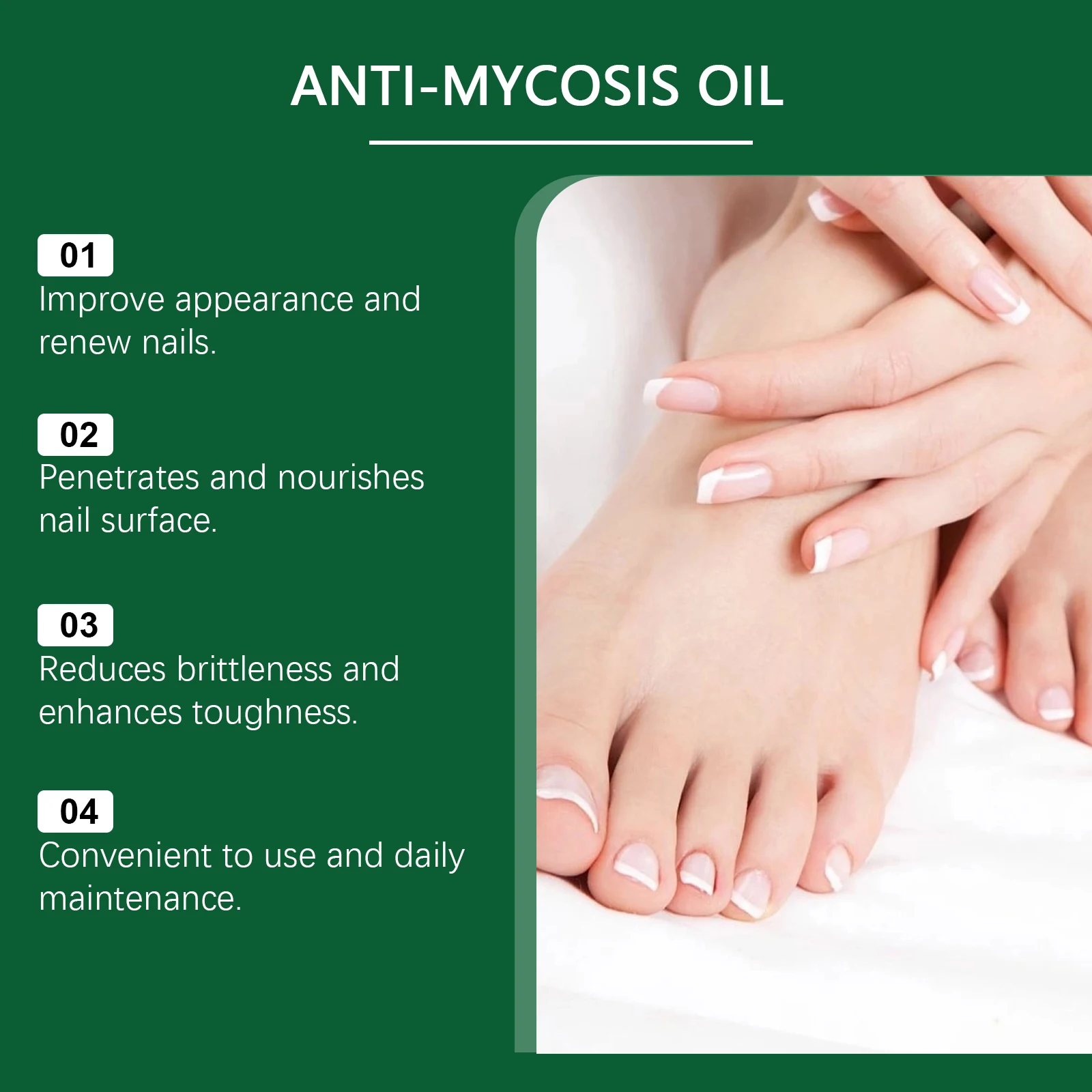 Soluzione per la cura delle unghie fungine della South Moon Nutre lenisce l'inconforto delle unghie Nutre le unghie Idrata e brilla Liquido per la cura delle unghie
