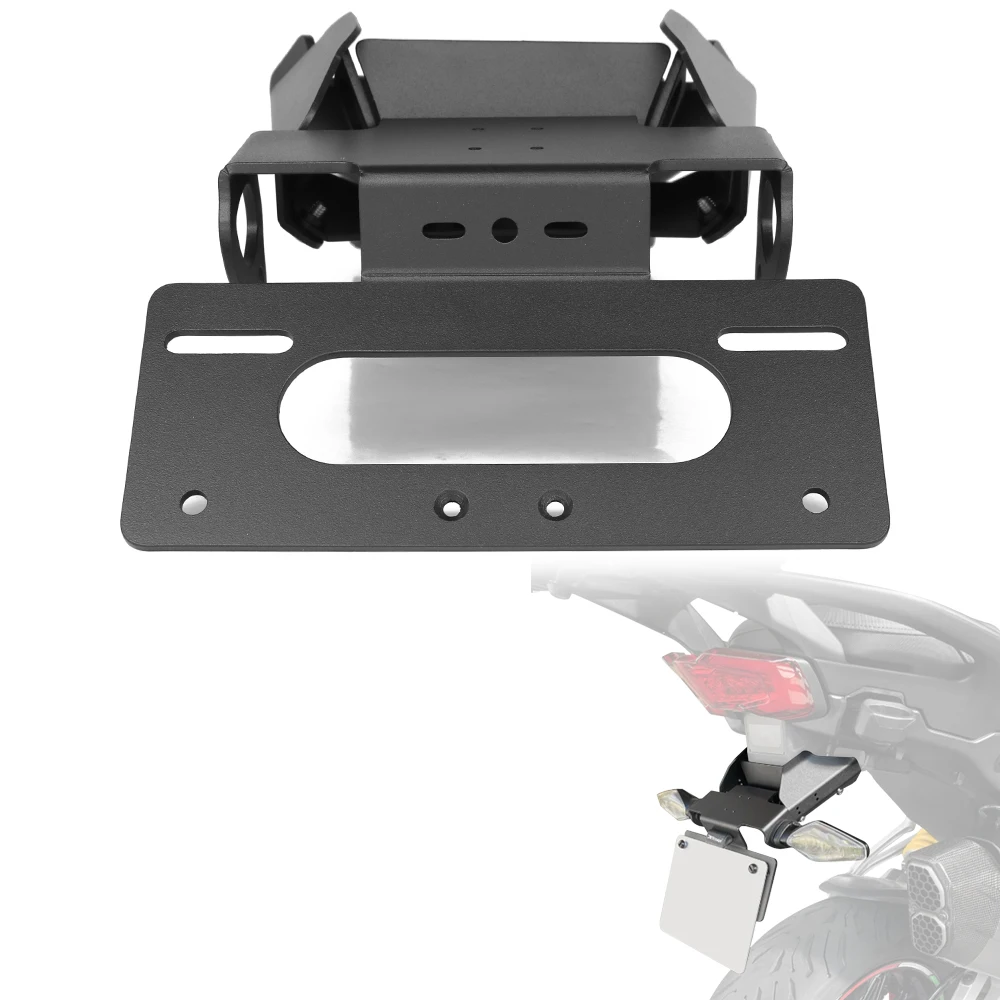 License Plate Holder Bracket For Ducati Multistrada V4 /V4S 2021 2022 2023 2024 Motorcycle Rear Tail Tidy  Fender Eliminator Kit