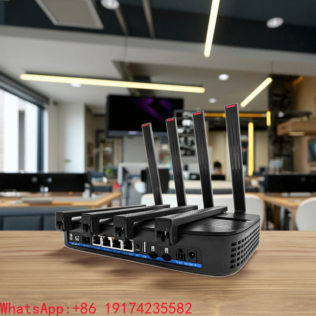Z8803BE WiFi 7 Router with Dual SIM 5G 2.5Gbps WAN Port and 10Gbps Fiber Optical Port