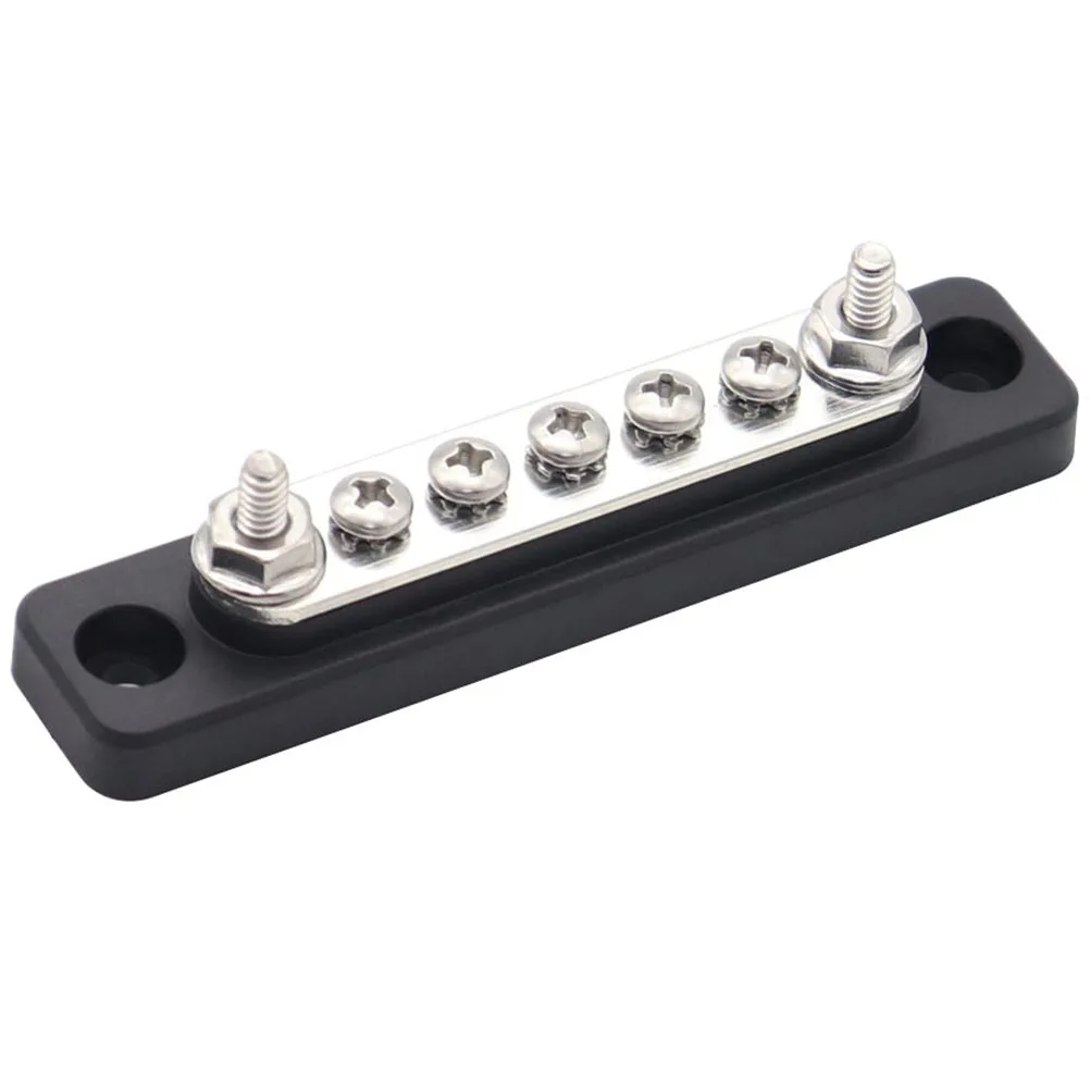 

Bus Studs Terminal Block Distribution RV Boat Junction Base Flame Retardant Abs Large Voltage Current Wide Use Safety Factor