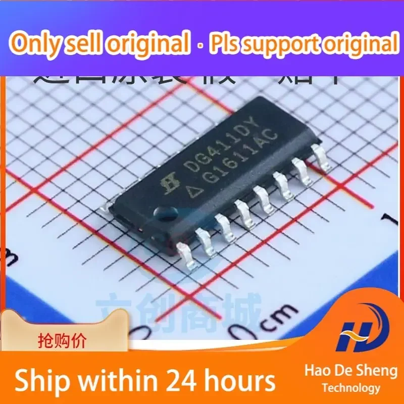 

10 шт./лот аналоговый переключатель IC DG411DY-T1-E3 DG411DY SOP8 новый оригинальный в наличии