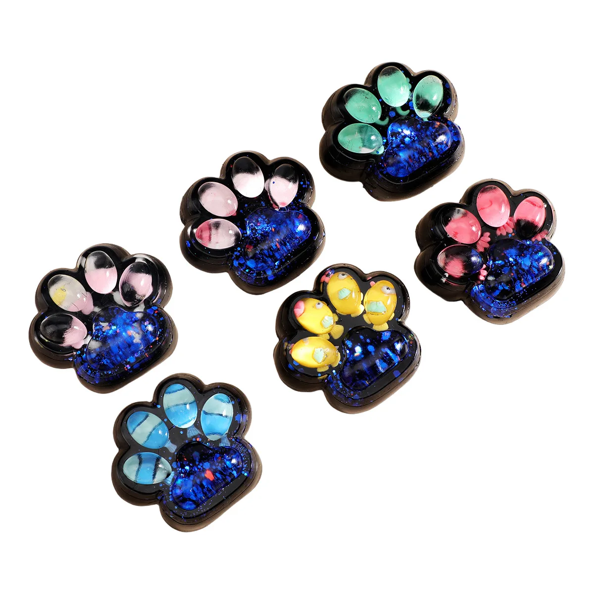 2025 Nuovo Zampa di Gatto Spremere Giocattolo Pizzico Mini Zampa di Gatto Decompressione Giocattolo Morbido Appiccicoso Spremere Giocattoli Rimbalzo Lento Sollievo dallo stress Relax Giocattoli