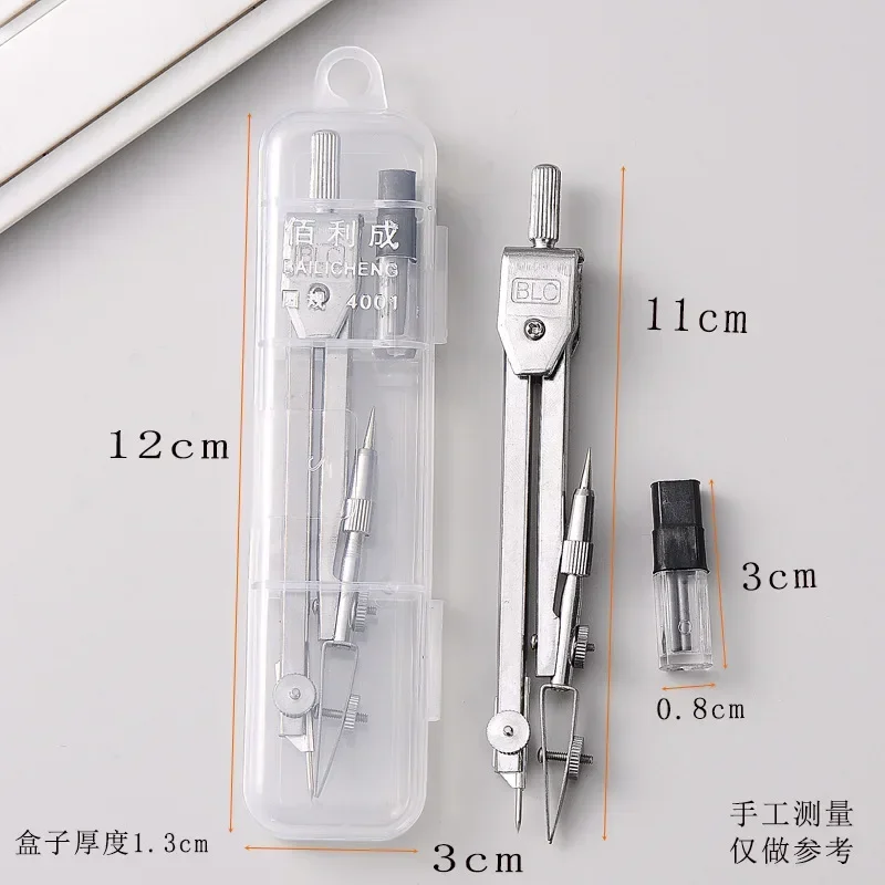 Student Drawing Tool Metal Compasses Design Drawing Engineering Instrument Tool Office School Supplies With Box And Pencil Lead