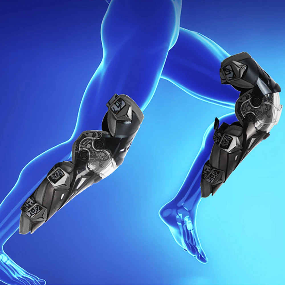 モトクロス膝パッド 落下防止 耐摩耗性 オートバイプロテクター スポーツ膝パッド アウトドアバイク乗馬保護具