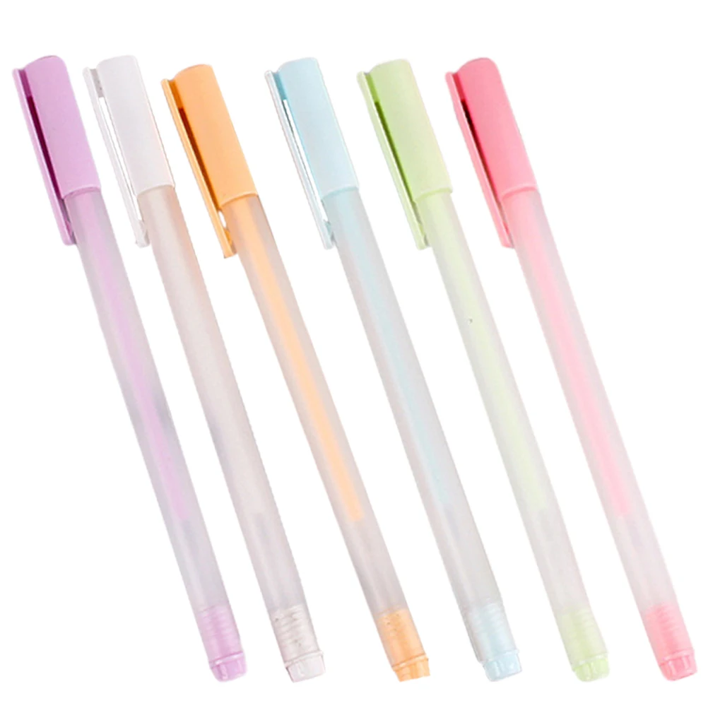 

6pcs Point Glue Pens Macaron Color Student Stationery Quick Dry High Capacity Adhesive Craft Supplies Office Accessories