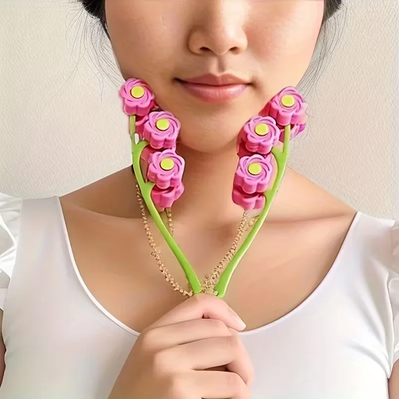 V Facial Firming and Shaping Massage Roller - Facial Massager - Facial Massage (Caution advised for sensitive skin)