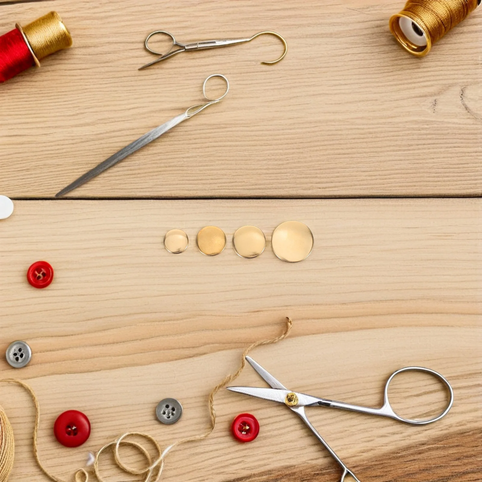 80 قطعة أزرار نحاسية مستديرة الذهب إنهاء الخياطة اكسسوارات ل الدعاوى السترات معاطف الزي الرسمي أزرار الملابس DIY بها بنفسك #2