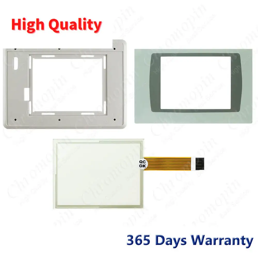 New For PanelView Plus 700 2711P-T7C4D1 Touch Panel 2711P-T7C4D2 Front Case 2711P-RP1 Touchscreen with Front Overlay