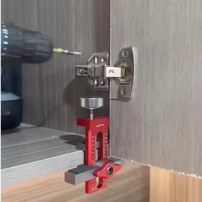 Cabinet Door Installation Auxiliary Tool  Doweling Drilling Guide Locator Installing Clip for DIY Woodworking Puncher Tool