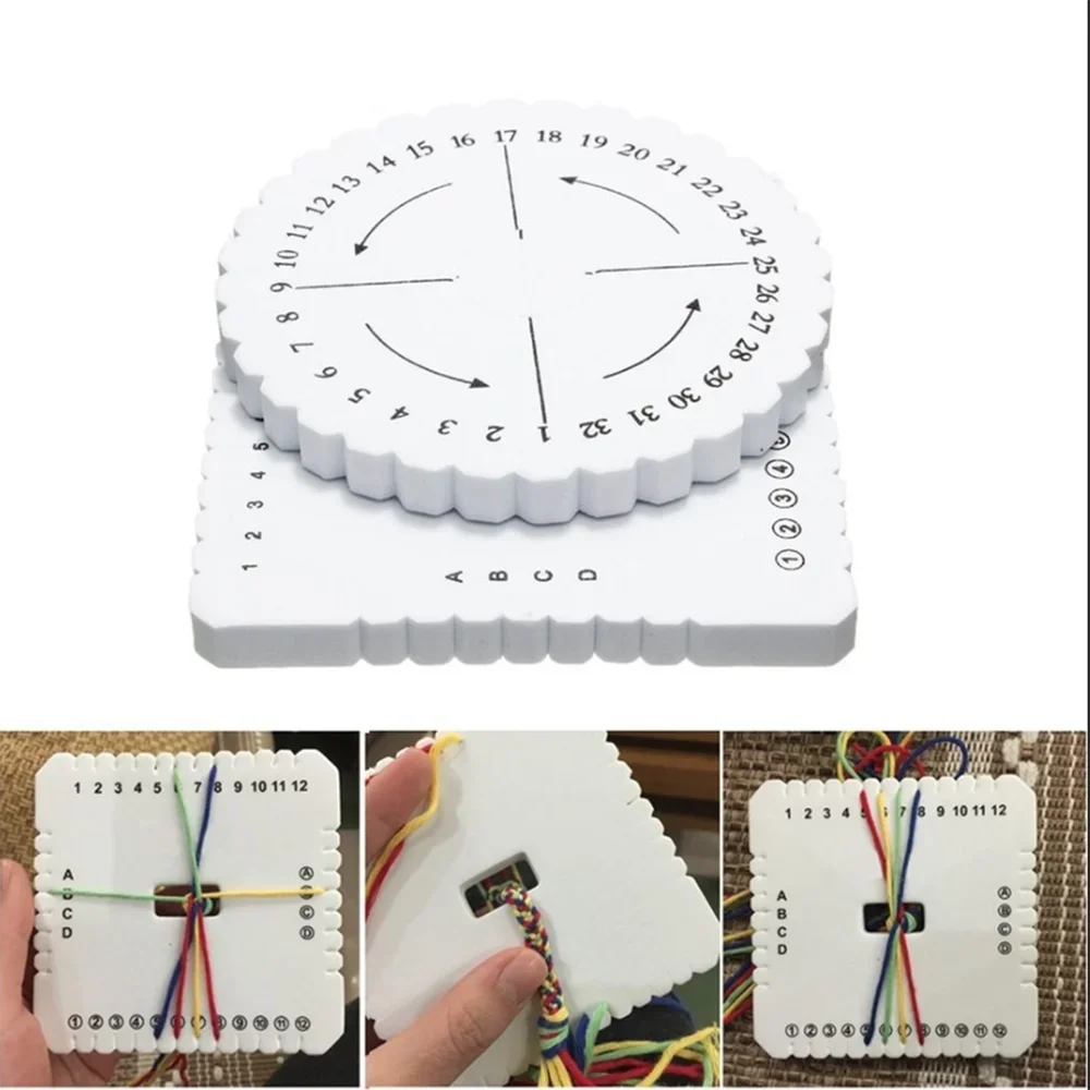 2 ピース/セットくみひも編み込みディスク/ディスクビーズコ - Jewelry Making Board のレビューと価格