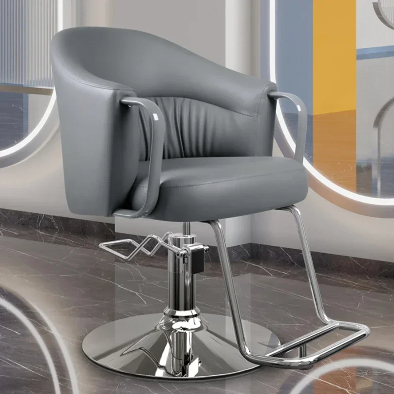 

Hair salon special perm and dyeing chair Barber shop chair Hair salon cutting seat Simple high-end lift