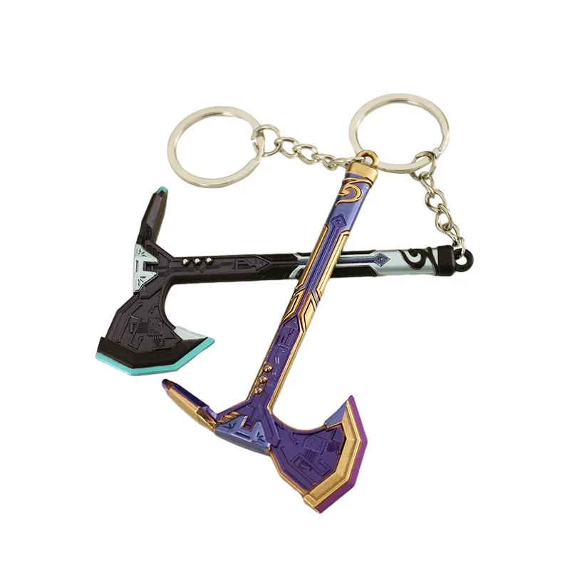 Valorant Game Weapon, Anime envolvente, Contrato destemido, Western Future, Mini Frontier, Era Tomahawk, Zinc Alloy, Pendant Toys, 9cm