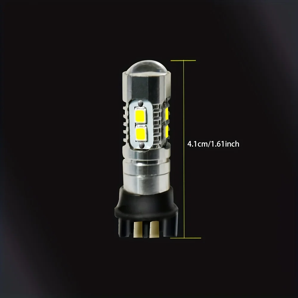 2pcs PW24W with 10 Super Bright 3030 LED Chips, Backup Lights, High Brightness LED Car Turn Signal Lights, view 2