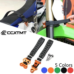 Motorcycle Front & Rear Rescue Strap Sling Pull Belt For Honda Yamaha Kawasaki KTM Suzuki EXC EXCF SX SXF XC XCF CR CRF YZ YZF