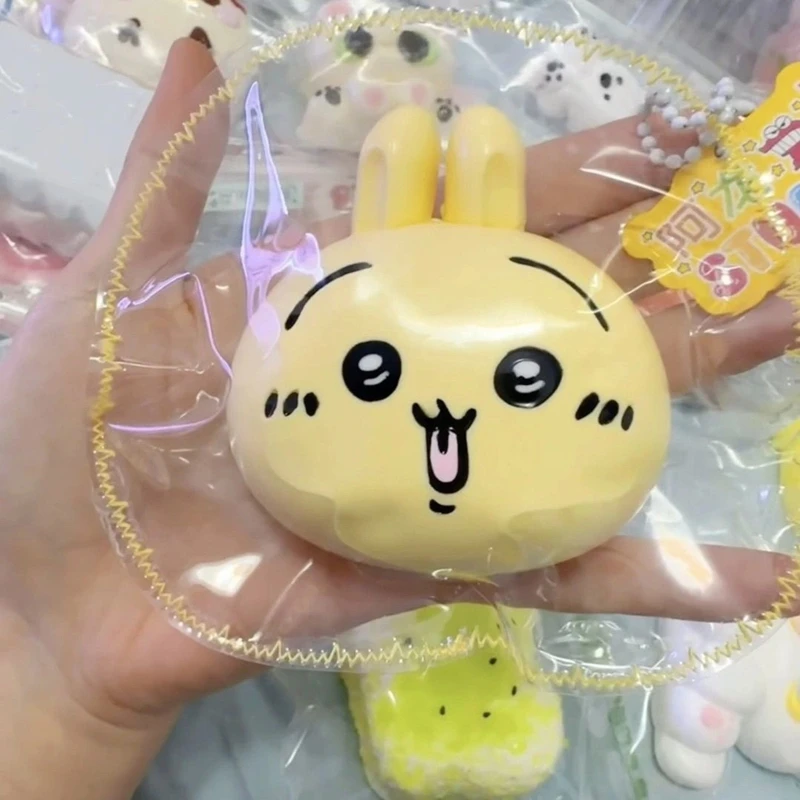 **Kawaii Squishy Hachiware Usagi Soft Squeezing Fun Pinch Toys Stress-Relieving Kids Adults Fidget Relaxing Toys Birthday Gifts