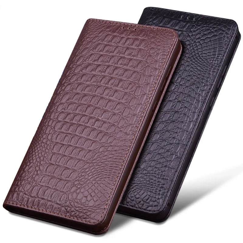 

Luxury Real Leather Case For Huawei P40 Pro Leather Case Magnetic Adsorption For Huawei P40 Pro Flip Case Cover Plain