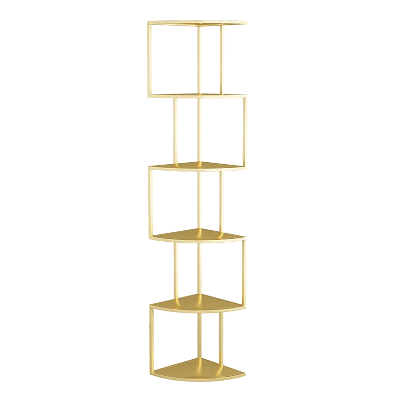 

Simple household wrought iron shelves Floor-to-ceiling office Multi-layer bookcase storage