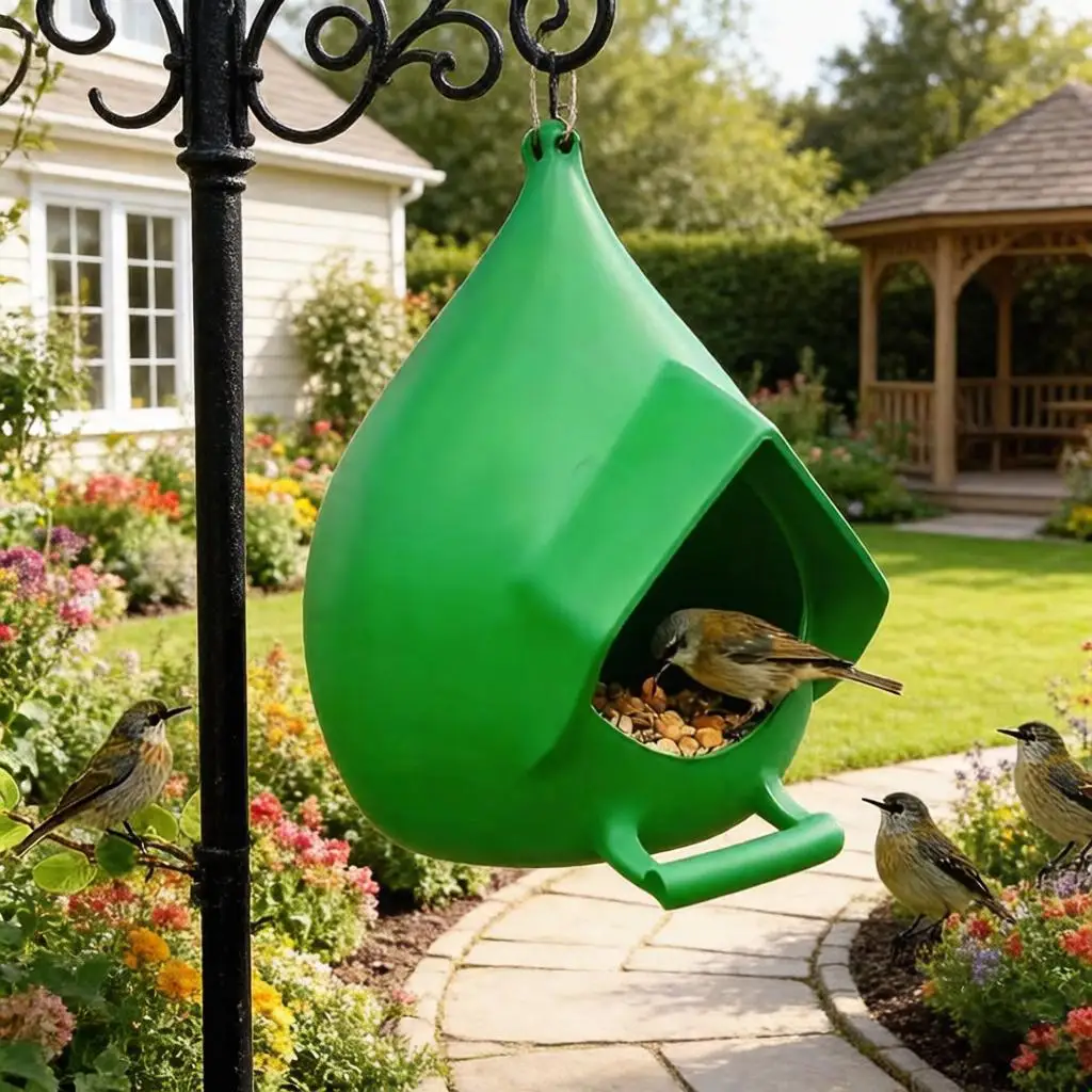 : Comedero automático para pájaros