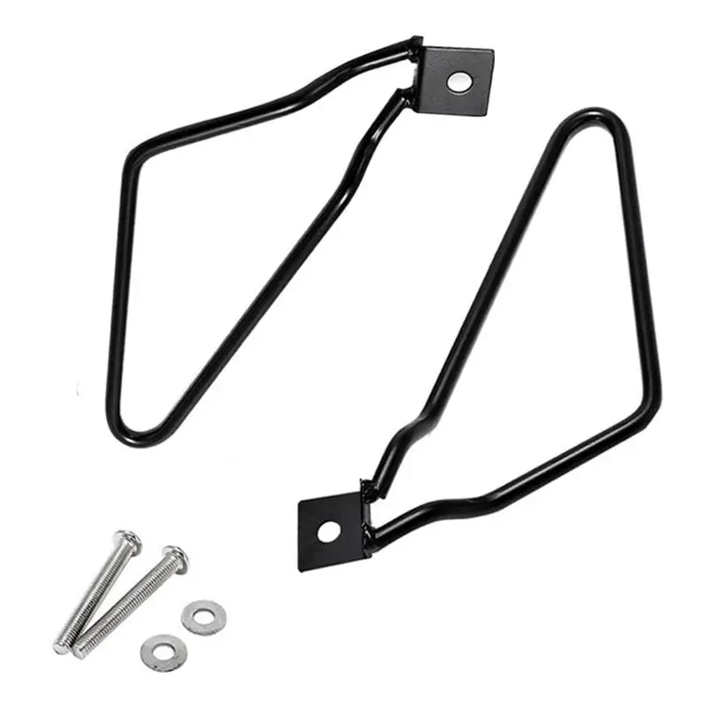 Top-Rated Saddlebag Protective Bracket Saddlebag Bracket Saddlebag Support Rod Handlebar Mount Replacement For Dyna Black