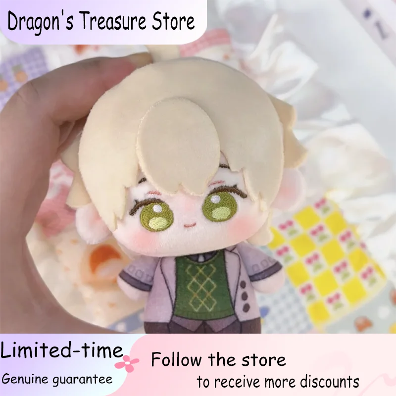 10 سنتيمتر لعبة آين كلارنس Rorschach Alfah أنيمي لجميع الأوقات لينة المفاتيح أفخم لطيف محشوة ظهره قلادة بلوشي هدية