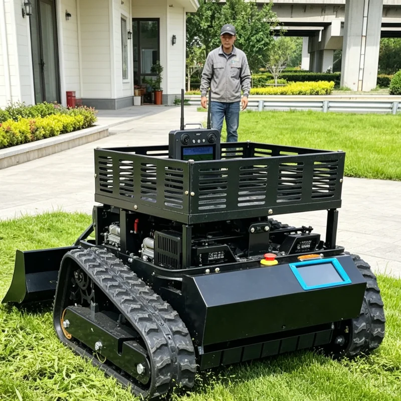 Customized Landscape Special Lawn Mower Robot Zero Turn Lawn Mower For Mountain Farm Orchard Gentle Slope Trimming