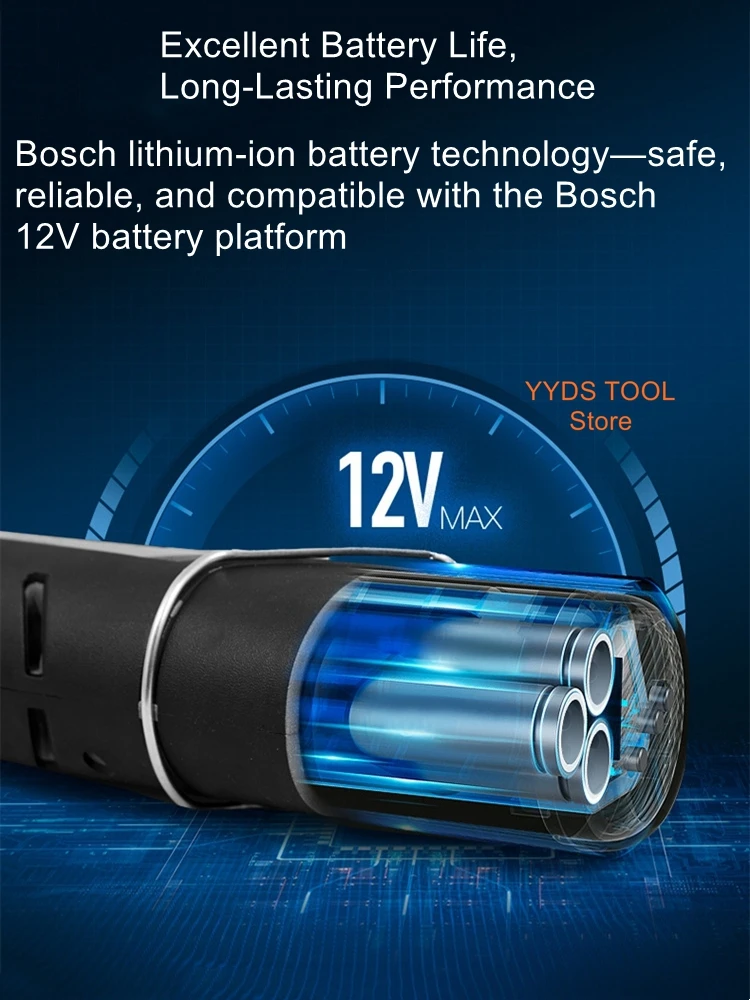 

8240 Cordless Electric Grinder 12V Li-ion Battery 1 Tool 1 Charger Wide Range Adjustable Speed Electric Grinder