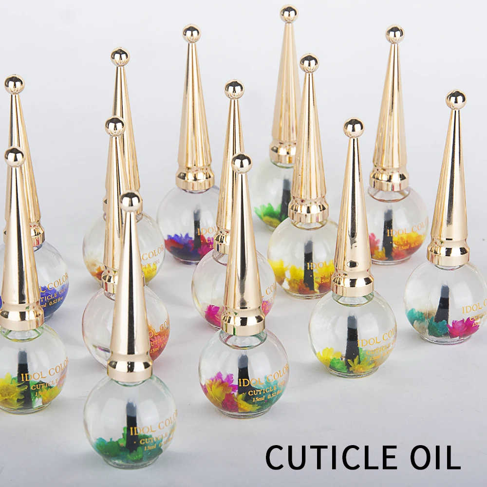 IDOL COLOR น้ํามันหนังกําพร้า ซ่อมแซมและฟื้นฟูหนังกําพร้า - ทรีทเม้นต์สปาออร์แกนิก - สําหรับเล็บที่แข็งแกร่งและมีสุขภาพดีขึ้น 0.52FL Oz