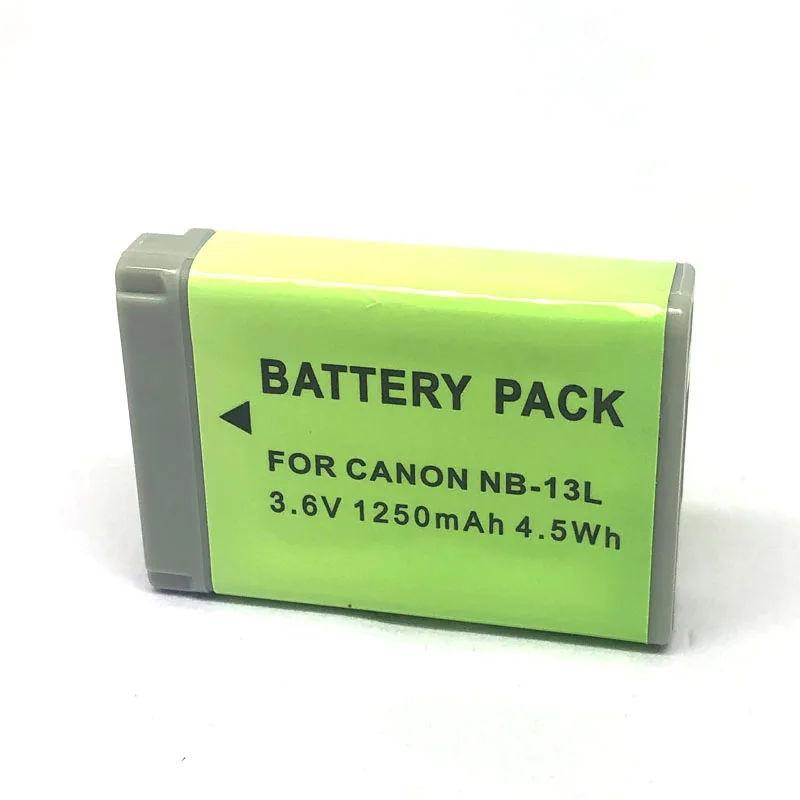 For Canon G1X3 G5X G5X2 G7X Mark II III G7X2 G7X3 G9X SX720HS SX620HS SX740HS SX730HS NB-13L NB13L NB 13L Battery 2pcs