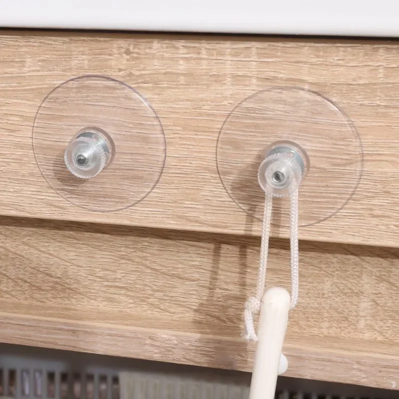 20/10Pcs Transparent Suction Cups PVC Vacuum Suction Cup Holder Plastic Suction Cups with Screws for Home Bathroom Kitchen Tools image 3