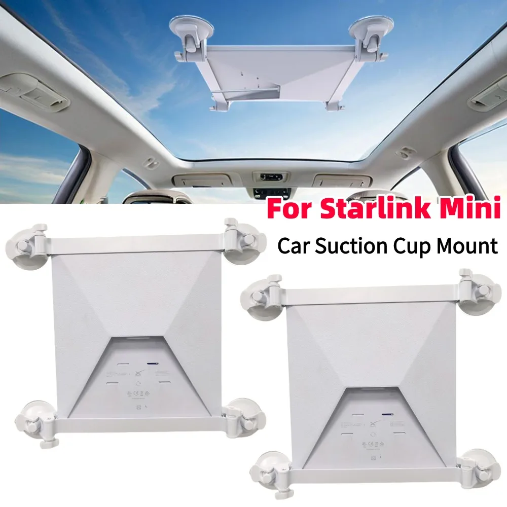 

Совместим с Starlink Mini автомобильным кронштейном для крепления на крыше, монтажный комплект, аксессуары для автомобиля/фургона/багажника на крышу/автомобиля, держатель на присоске