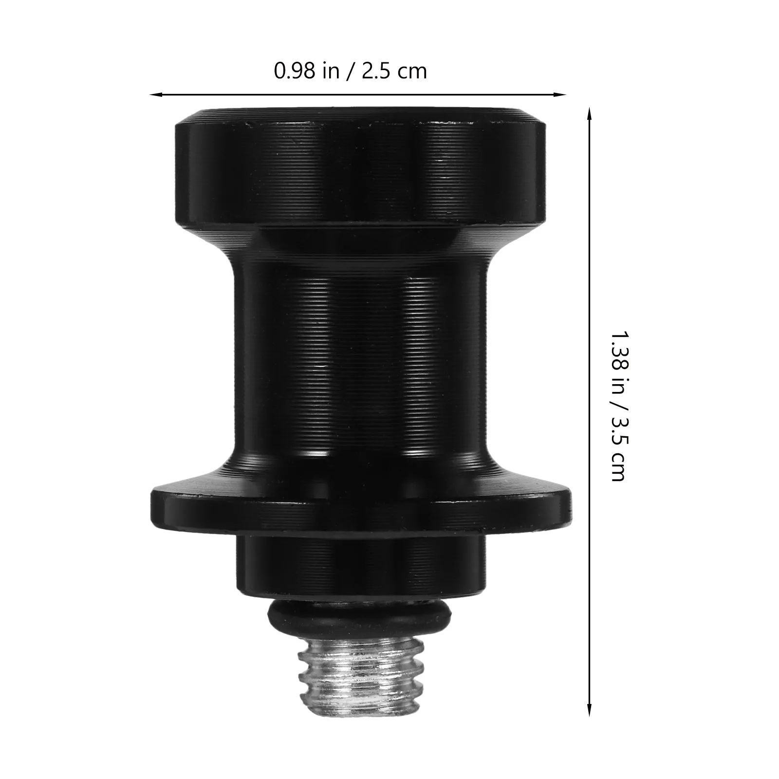 2Pcs Aluminum Alloy Motorcycle Swing Arm Stand Screw Precision Machined Rear Frame Mount Fastener for Enhanced Stability
