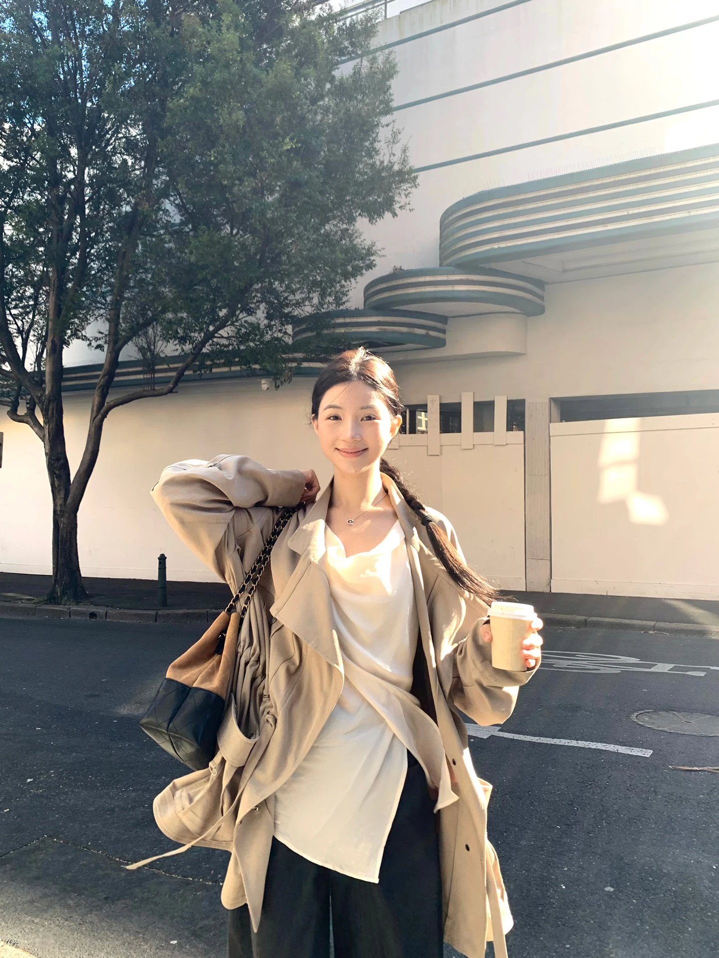 

Свободное пальто в уличном стиле из осенней коллекции By7, цвет хаки, струящийся комфортный дизайн, повседневное, для отдыха, модное женское пальто