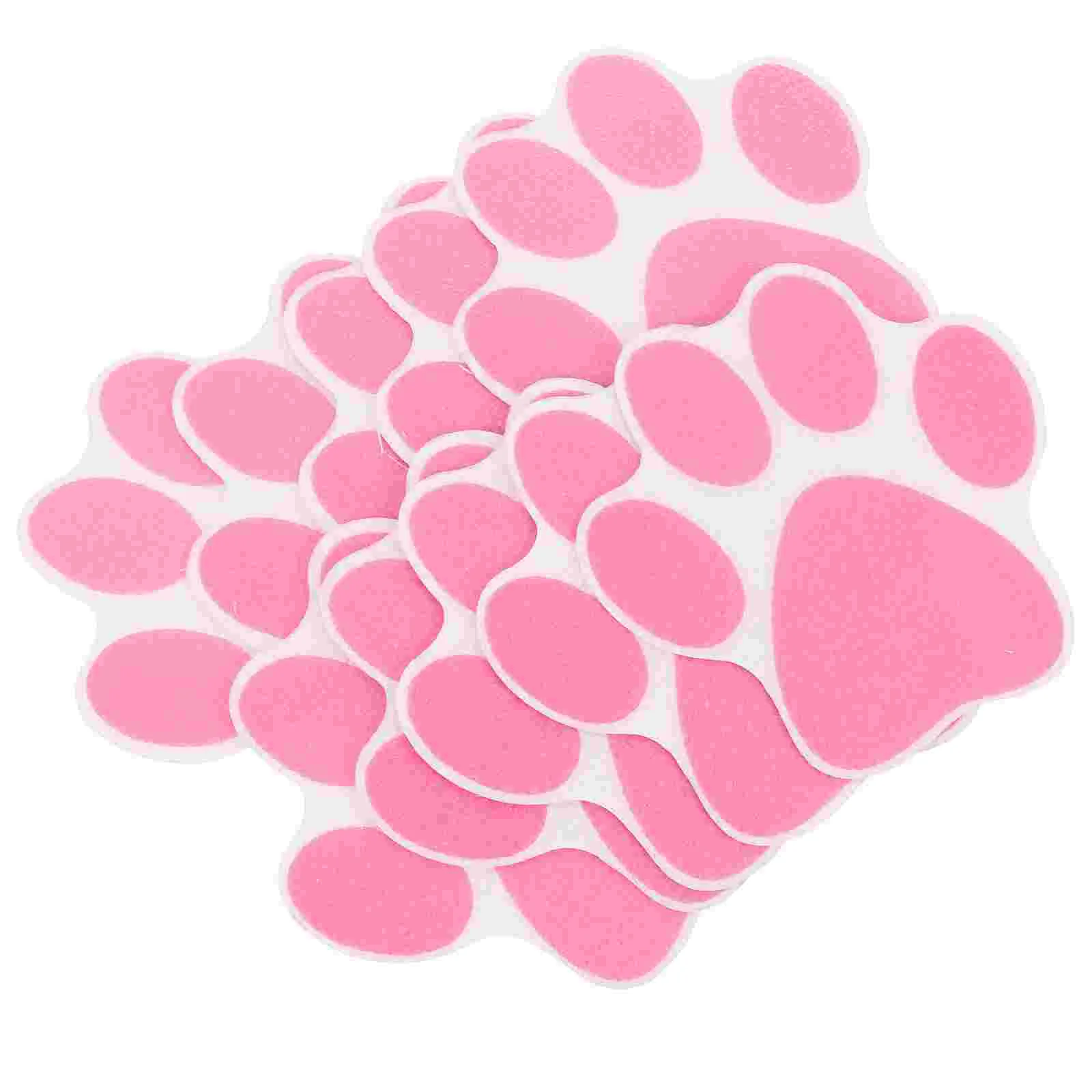 10 Pcs Footprint Anti-slip Stickers Non Shower Bathtub Grips Non-slip for Adults Home Baby Toys