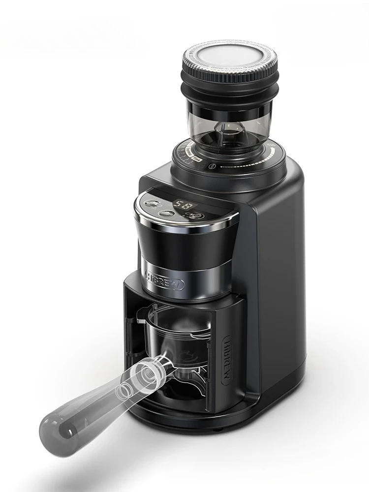 

Automatic Burr Mill Electric Coffee Grinder with 34 Gears for Espresso American Coffee Pour Over Visual Bean Storage G3A