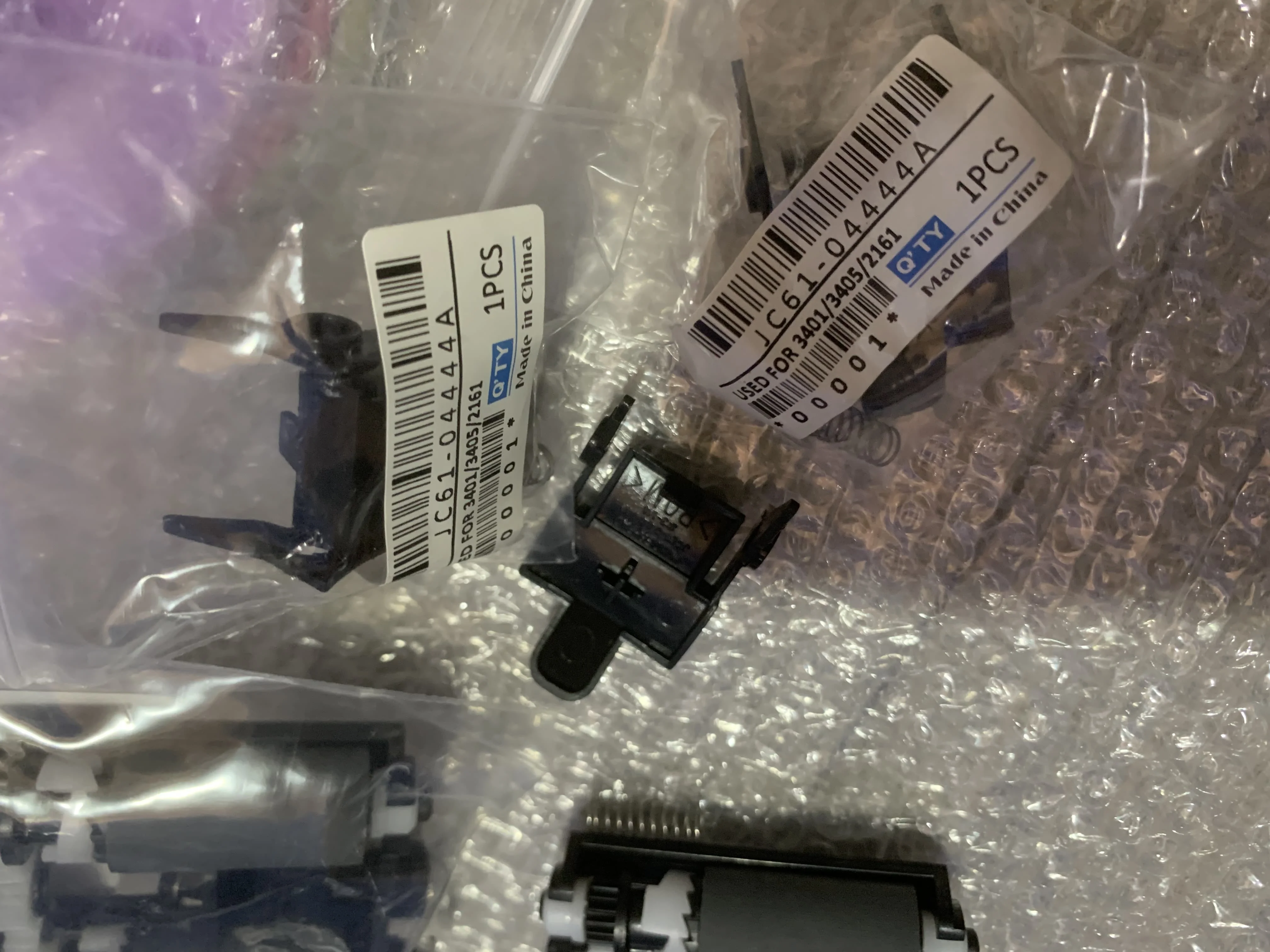 

10X JC93-00525A JC93-00524A Ролик подачи захвата в сборе Рамка захвата для Samsung M2070 SCX3400 ML2165 2160 2167 2168 3401 3405