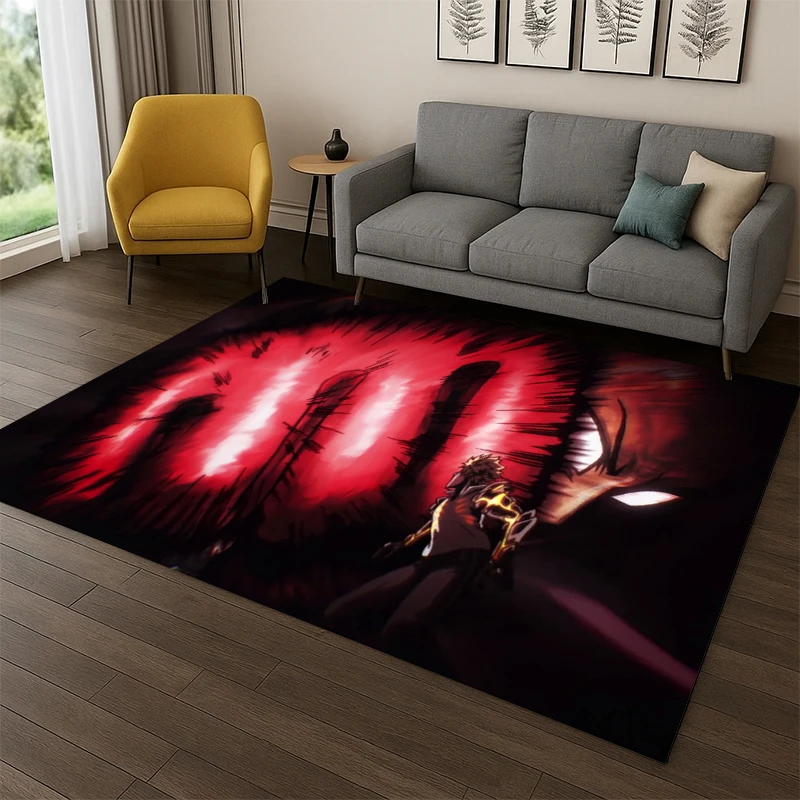 One Punch Man Saitama Cartoon Anime Carpet Rug for Bedroom Living Room Sofa Playroom Doormat Home Decor,Kid Area Rug Non-slip