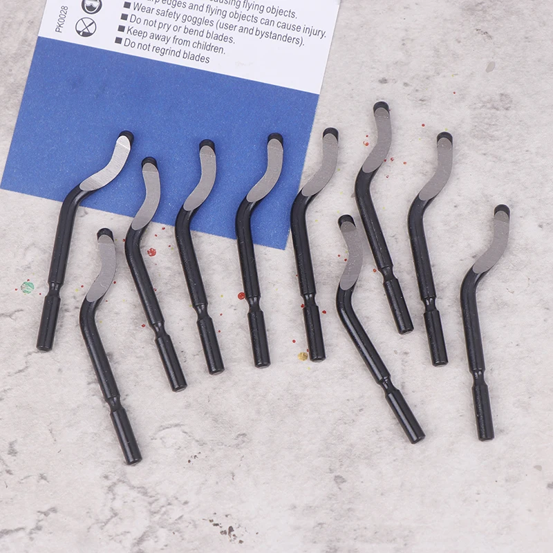 10pcs Deburring Copper Tube Edge Cutter Trimming Knife Scraper Blade BS1010 Trimming Scraper Deburring Tools