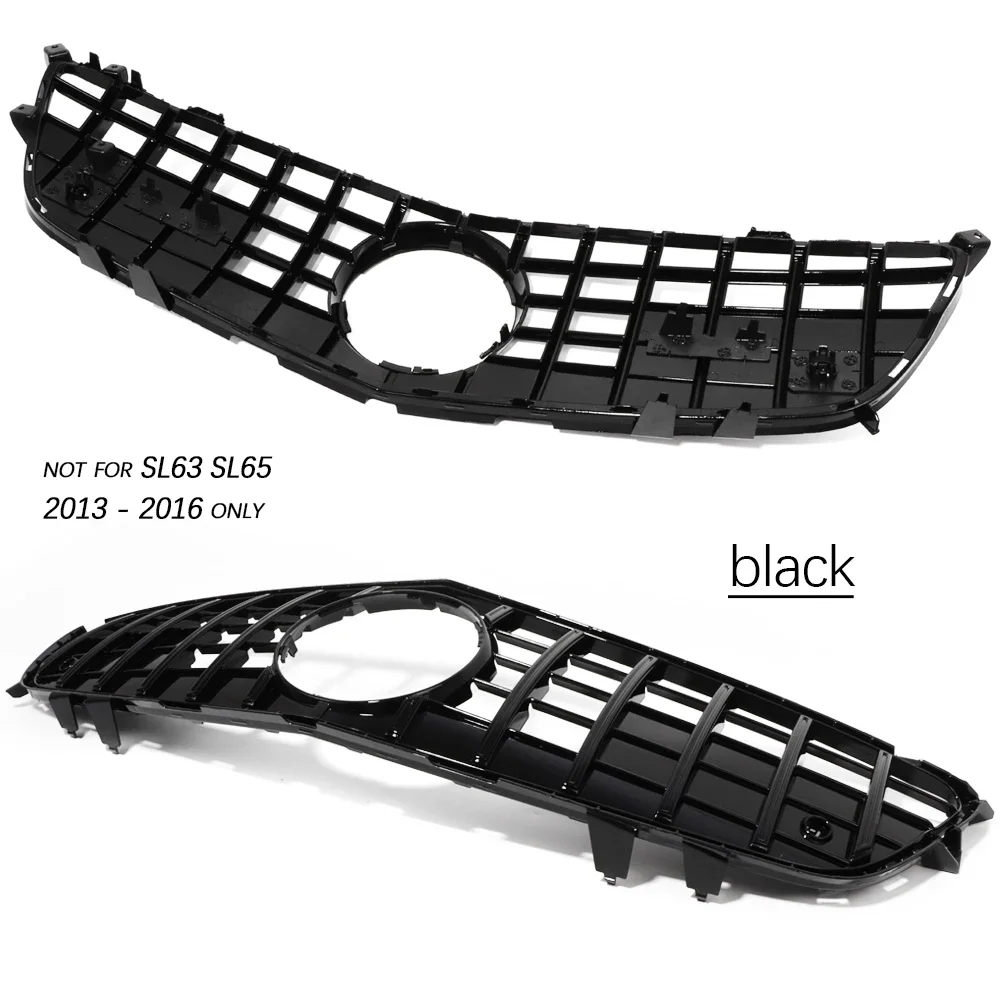 Replacement Bumper Grille GTR Type For Mercedes SL Class R231 (Pre-Facelifted) 2013 - 2016 (Not for SL63 SL65)