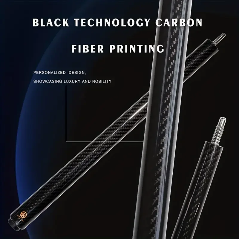 Carbon Fiber Pool Cue Set 6