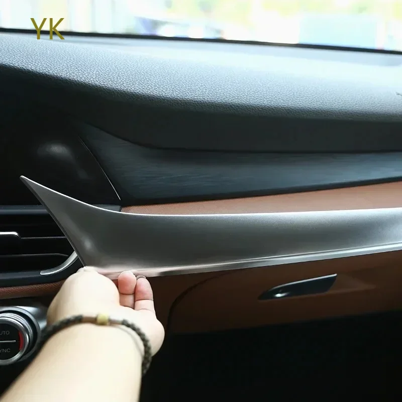 

For Alfa Romeo Giulia 2017-2020 ABS Carbon Fiber Car Center Console Decoration Cover Trim Interior Car Accessories