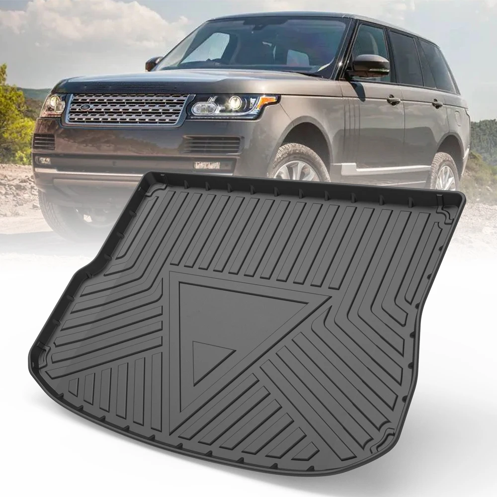 

TPE Car Rear Trunk Mat Storage Box Pad For Land Rover Range Rover Evoque 5-Door 2013-2018 Waterproof Protective Rubber Car Mats